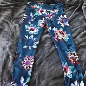 Floral print leggings